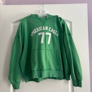 American Eagle Green Hoodie